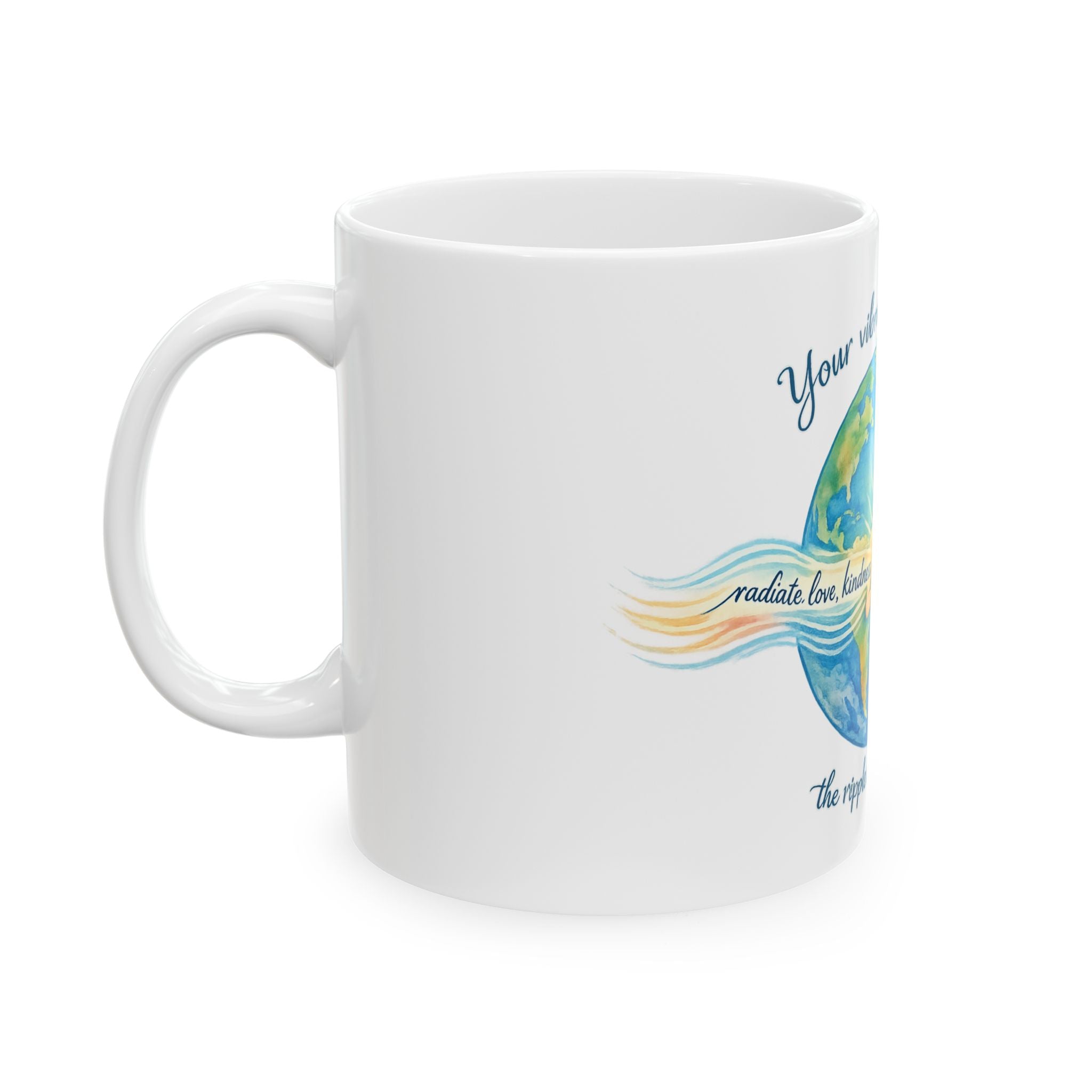 Your vibe matters Ceramic Mug, (11oz, 15oz)