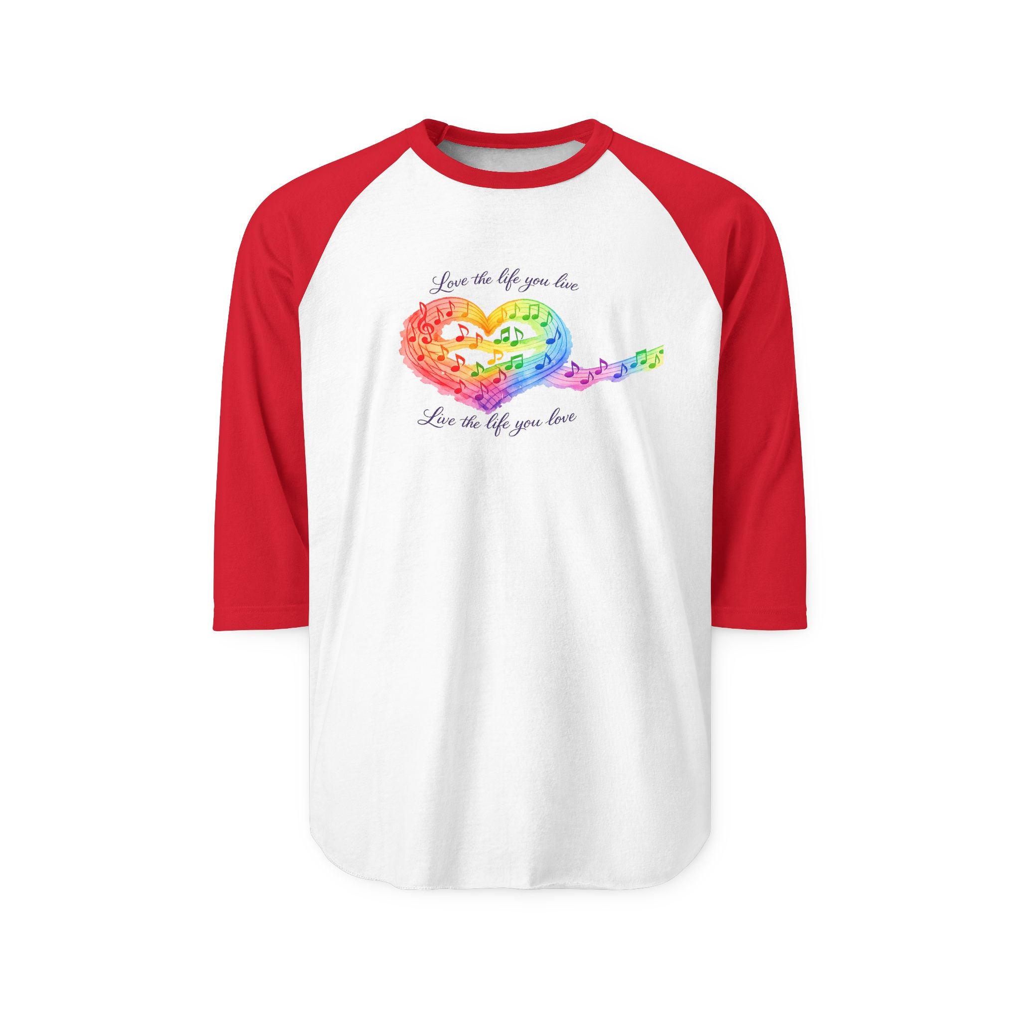 Live Authentically Raglan Shirt — Choose a Life You Love