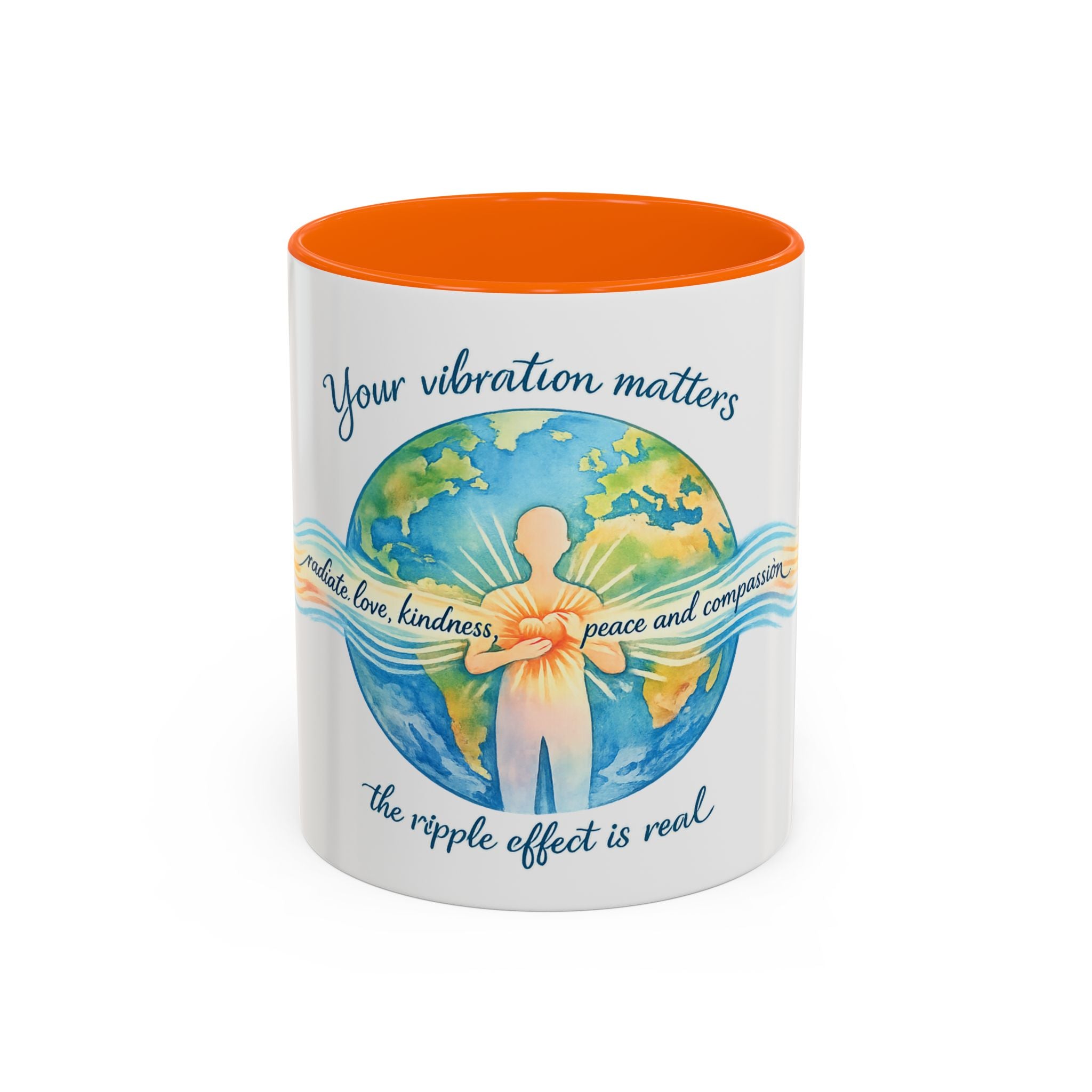Your vibe matters Accent Coffee Mug (11, 15oz)