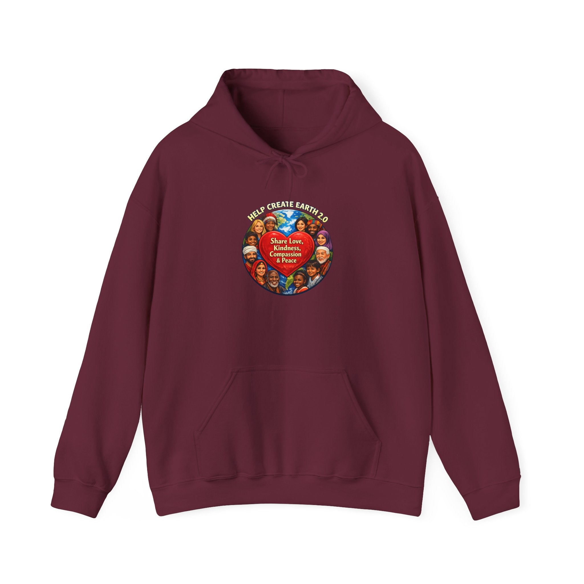Be the Change Hoodie — Inspirational Kindness & Peace Sweatshirt