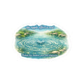 Ripple effect Kiss-Cut Stickers