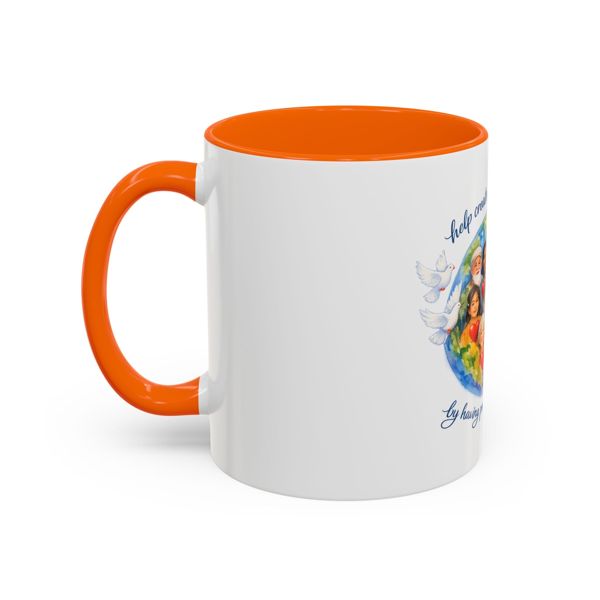 Peace on earth Accent Coffee Mug (11, 15oz)