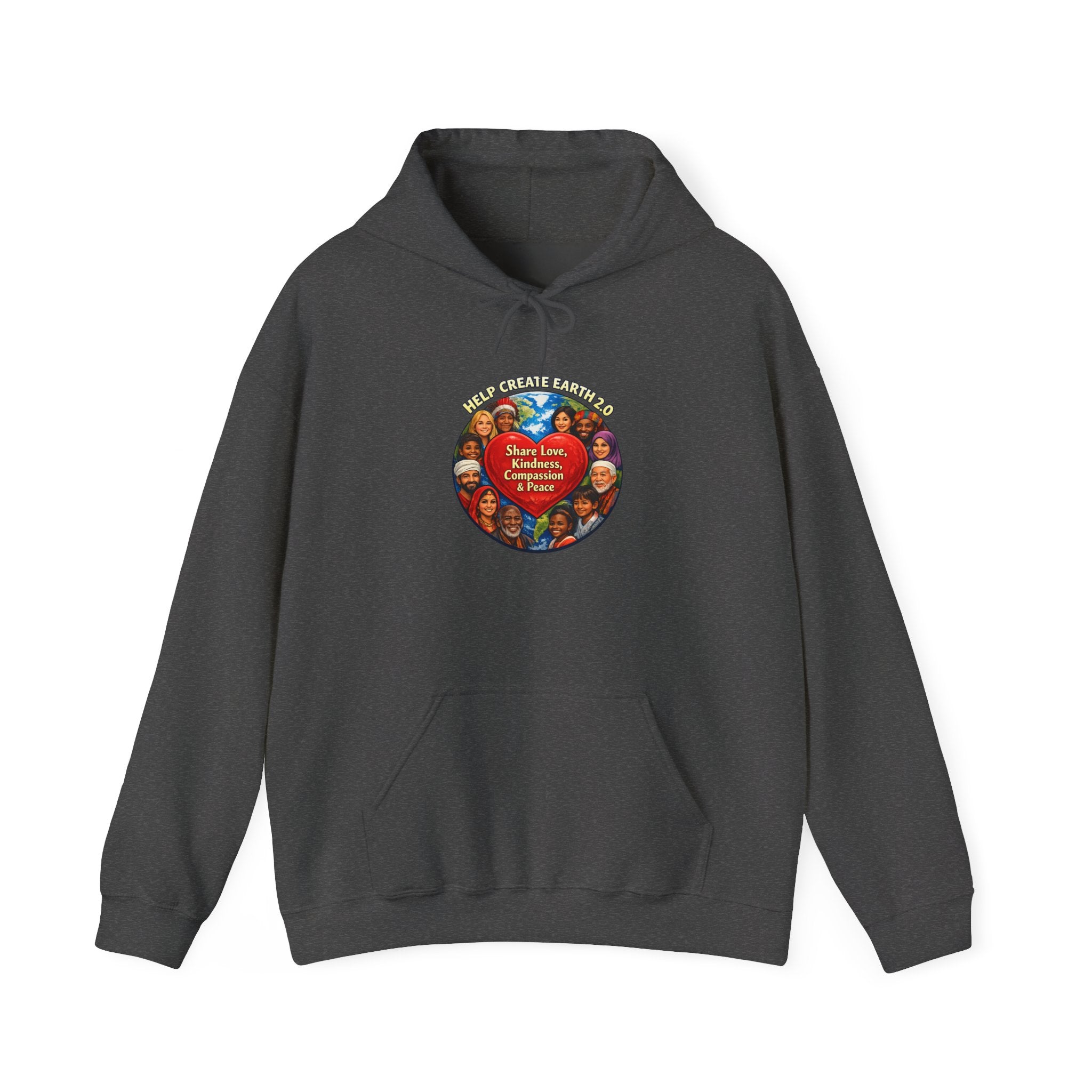 Be the Change Hoodie — Inspirational Kindness & Peace Sweatshirt