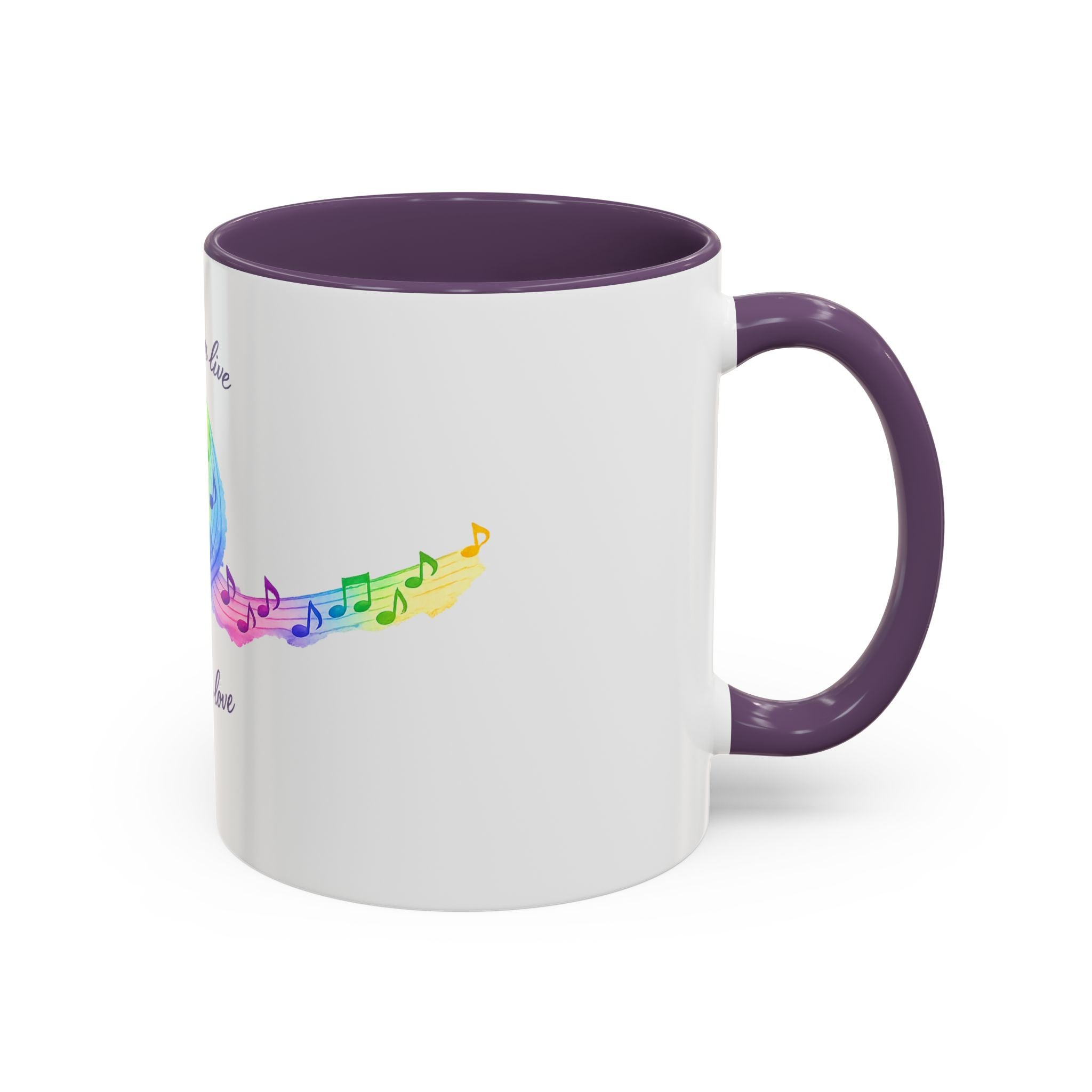Live the life Accent Coffee Mug (11, 15oz)