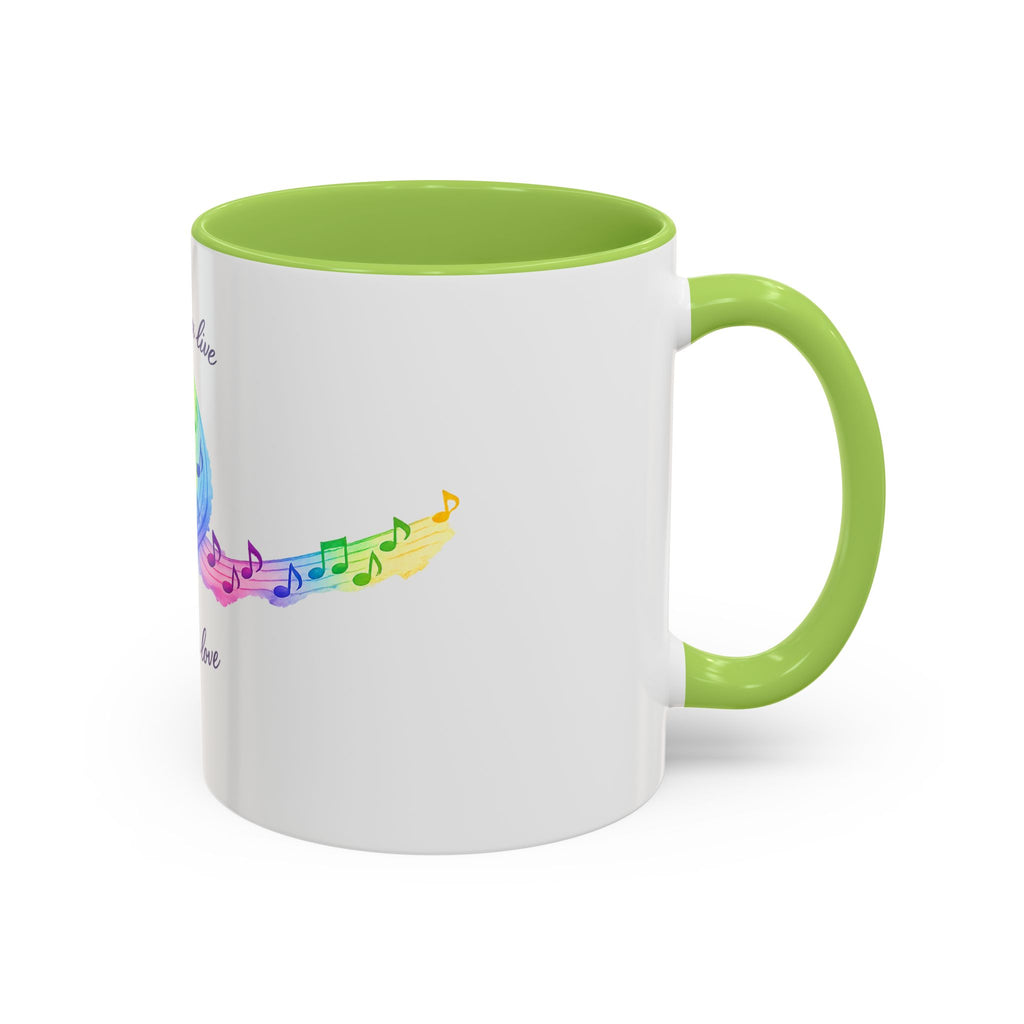 Live the life Accent Coffee Mug (11, 15oz)