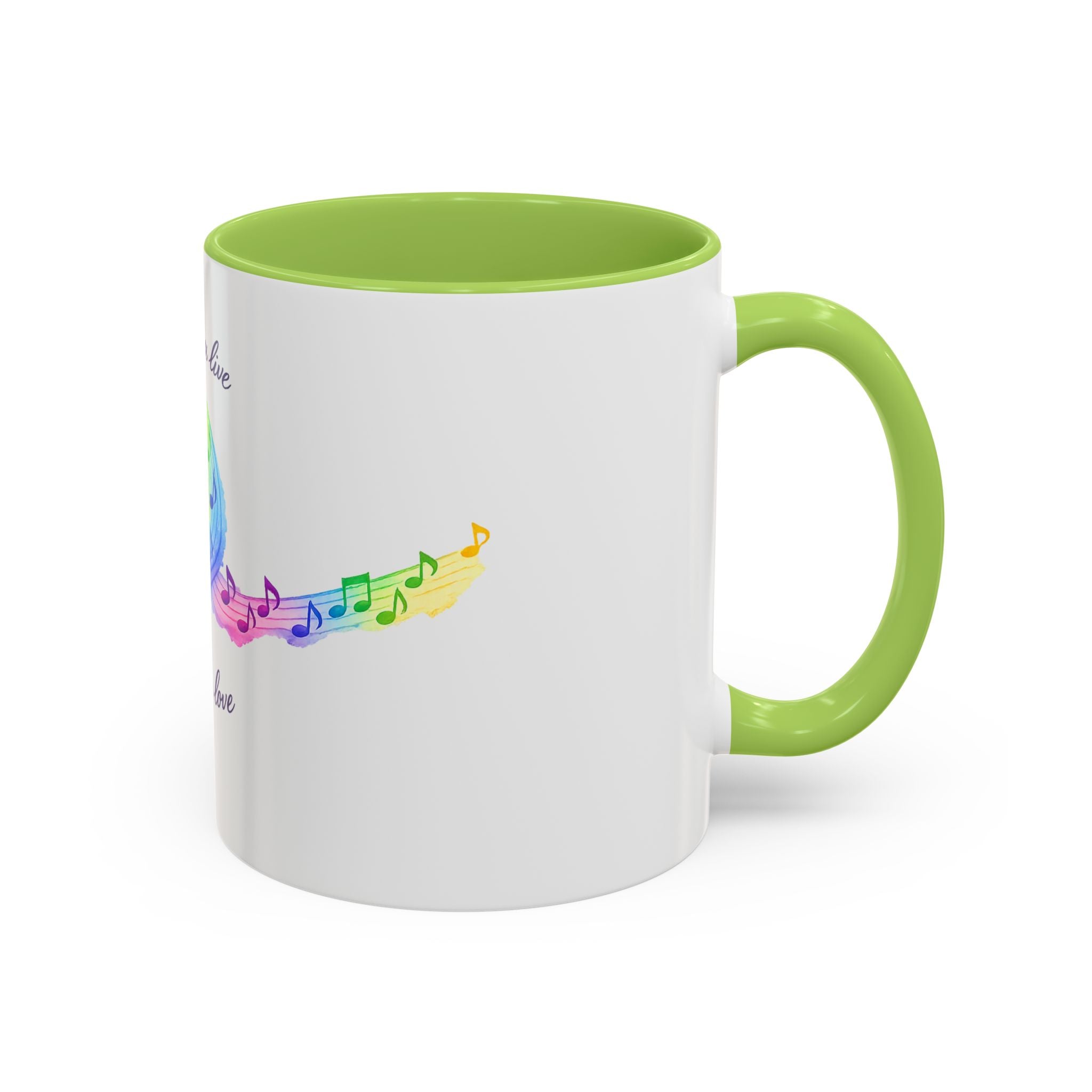 Live the life Accent Coffee Mug (11, 15oz)