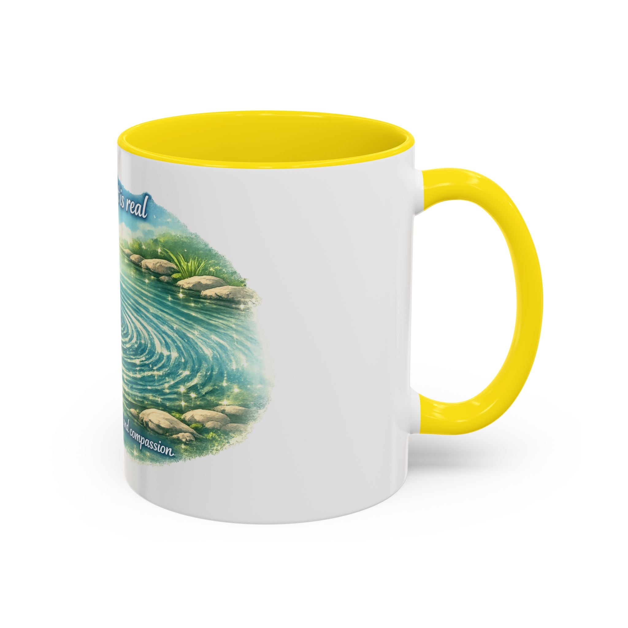 Ripple effect Accent Coffee Mug (11, 15oz)
