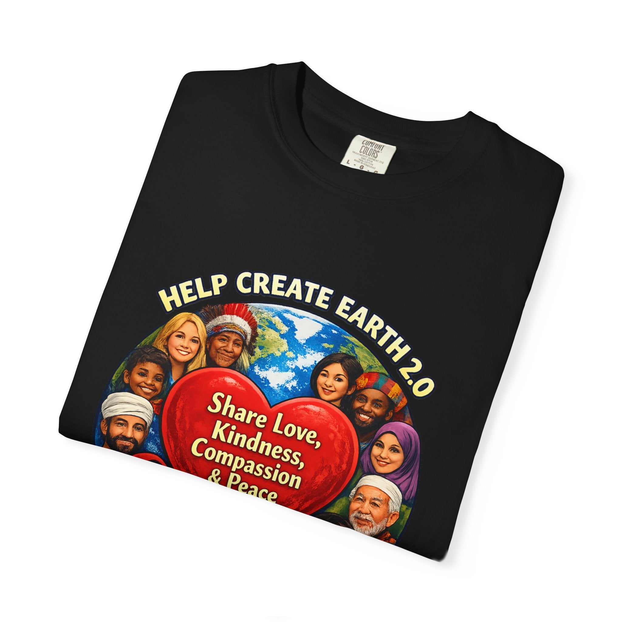 Be the Change Tee — 'Be the change you want to see in the world' Garment-Dyed T-Shirt